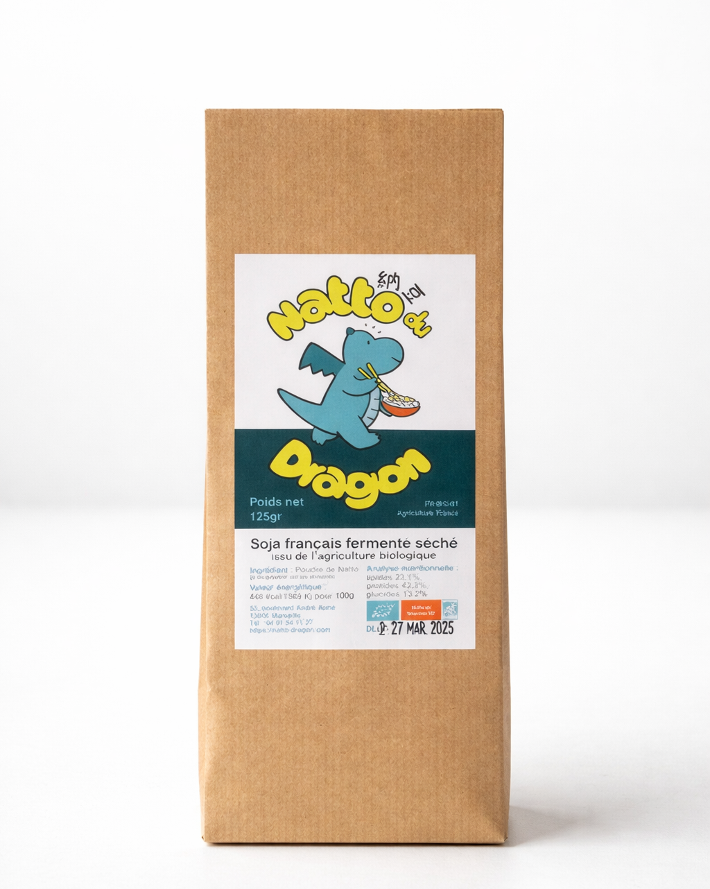 Sachet de poudre de Natto (125g)